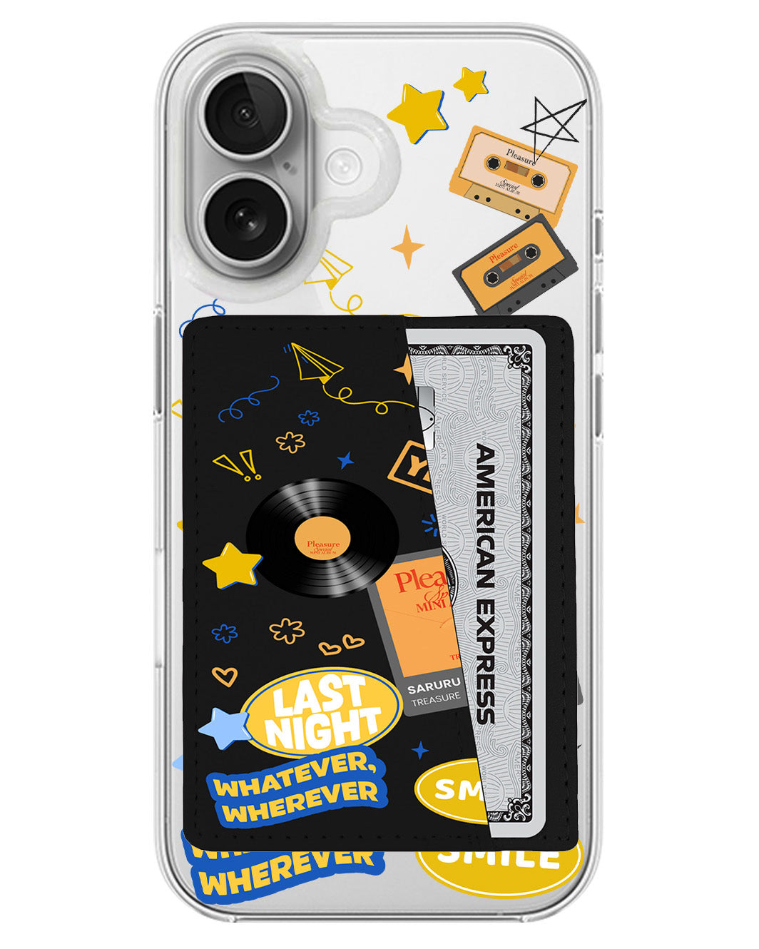 iPhone Leather Wallet Case - Treasure 3