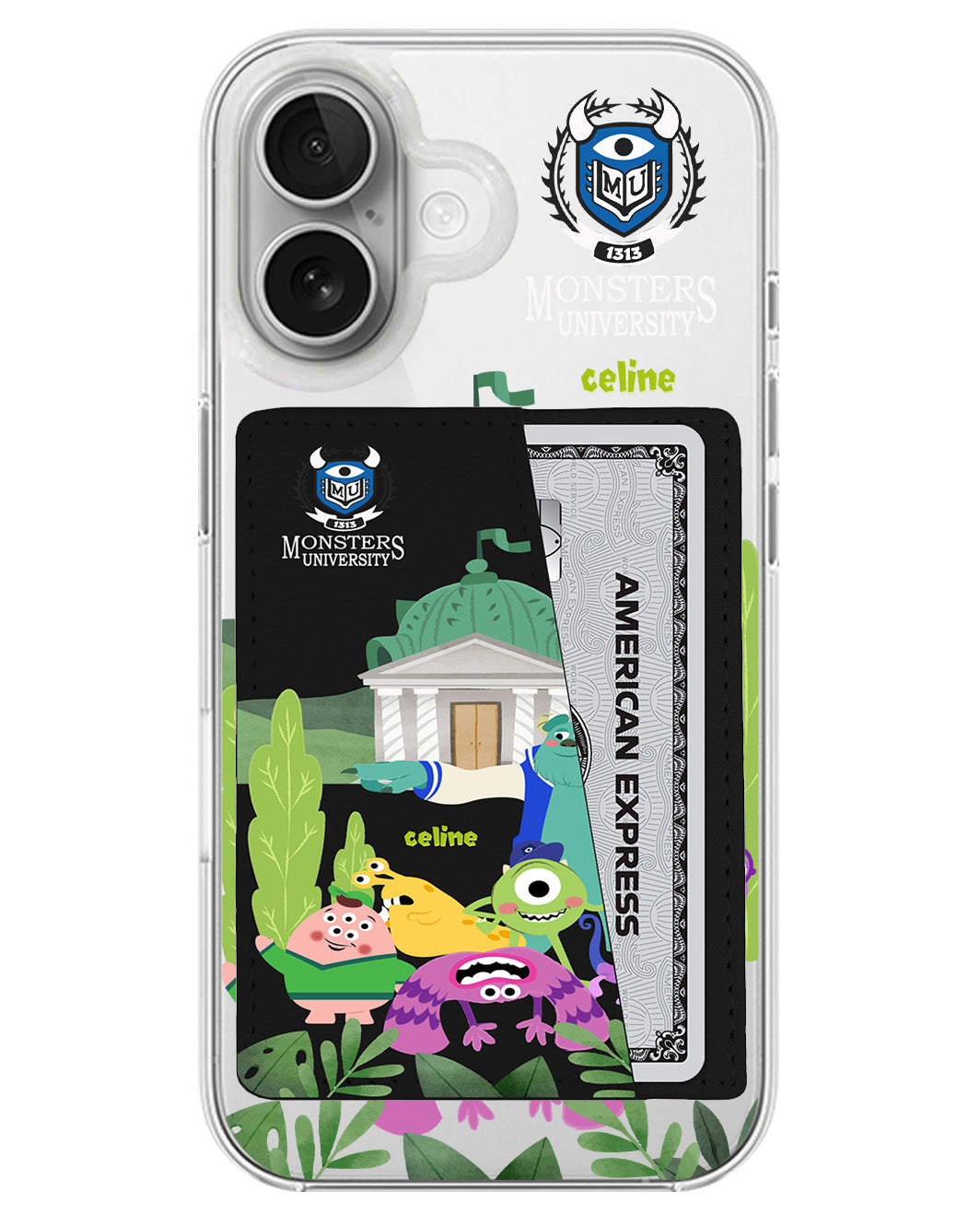 iPhone Leather Wallet Case - Monster University