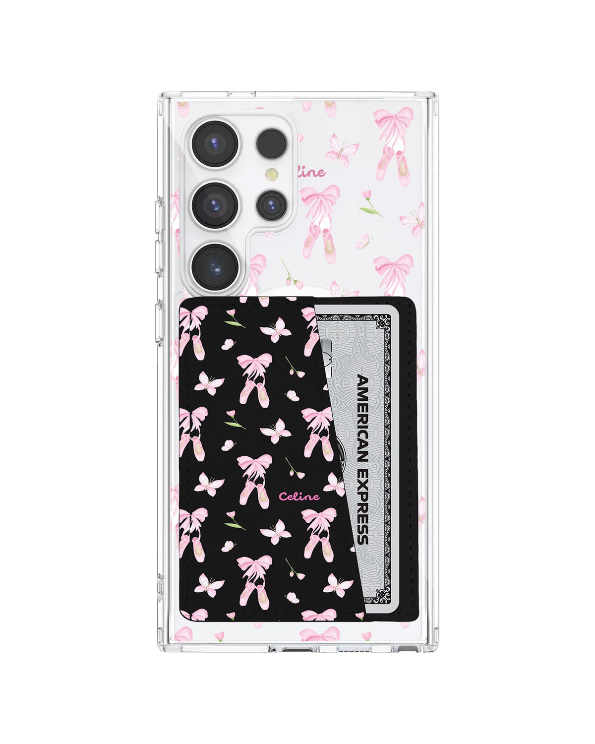 Android Leather Wallet Case - Ballerina Fly