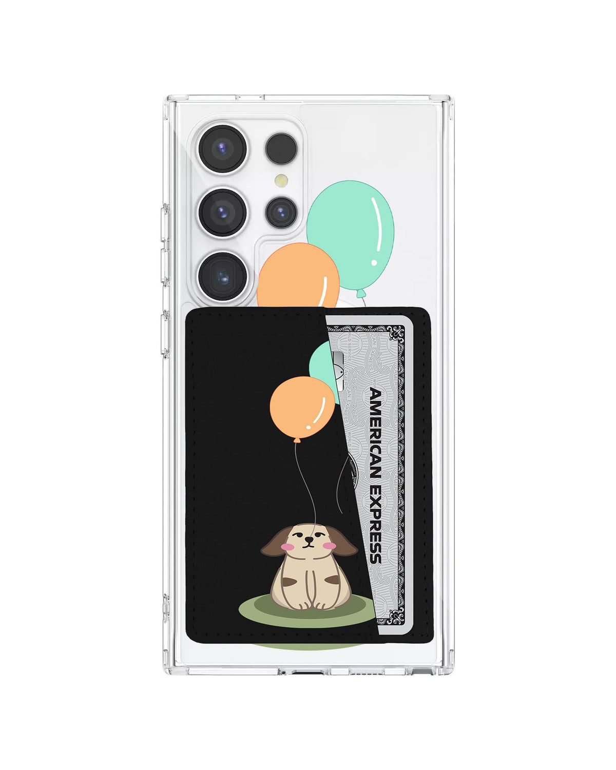 Android Leather Wallet Case - Puppy