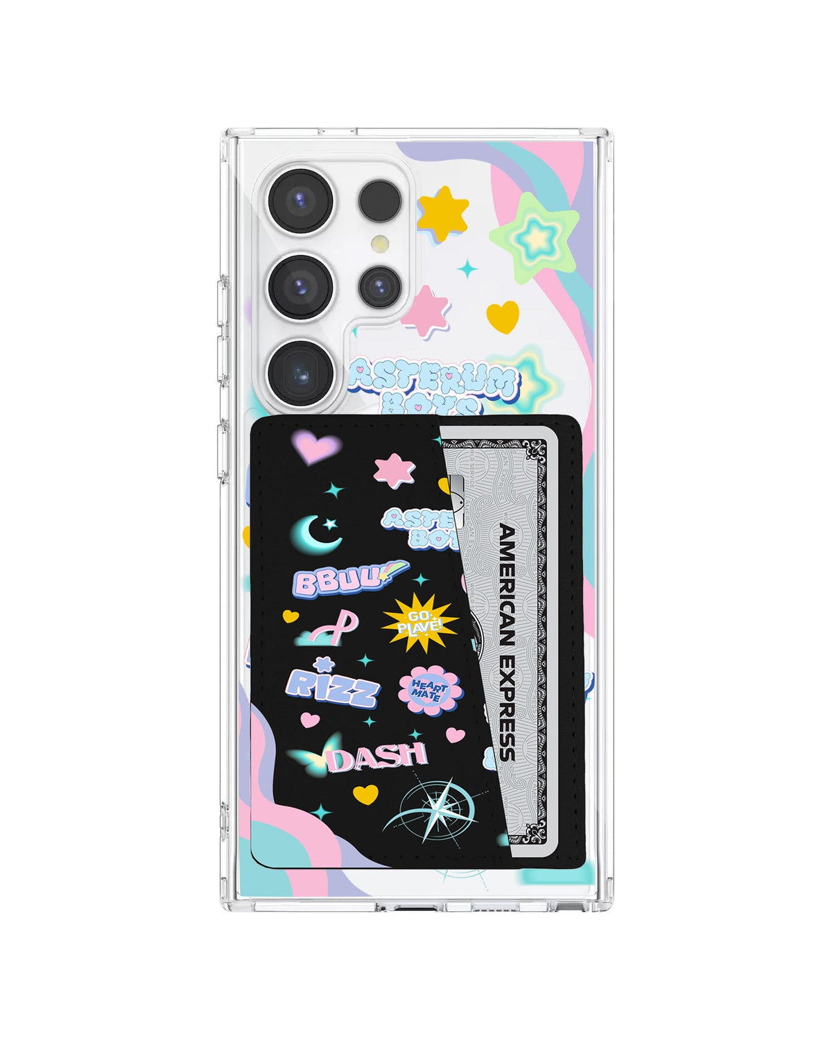 Android Leather Wallet Case - Plave