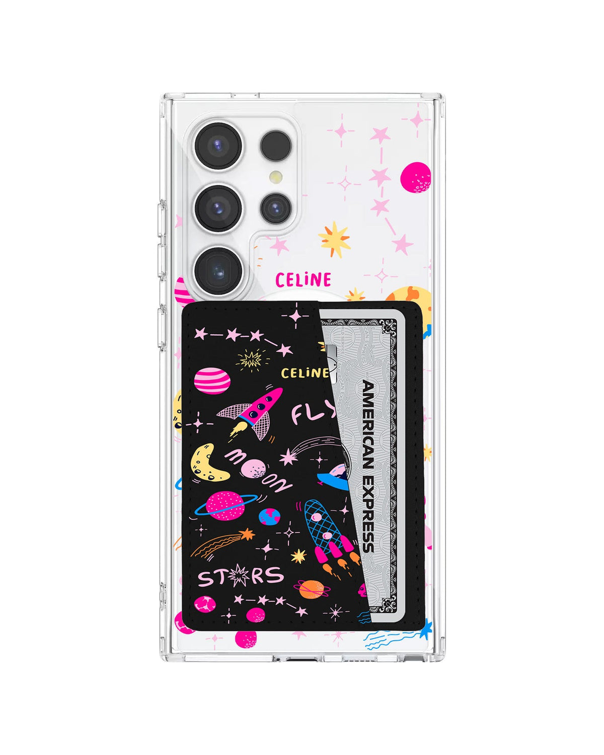 Android Leather Wallet Case - Happy Space