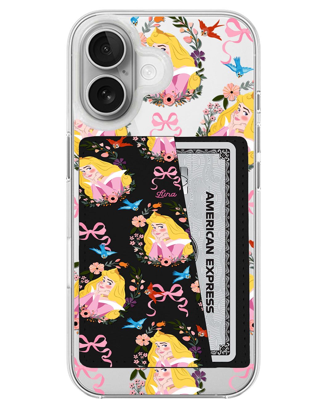iPhone Leather Wallet Case - Aurora