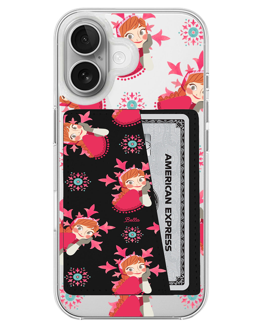 iPhone Leather Wallet Case - Anna