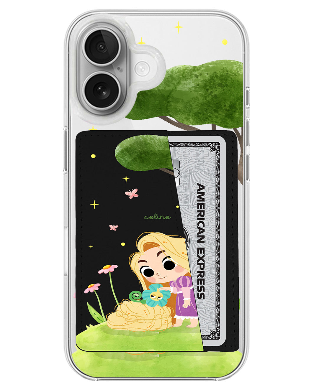 iPhone Leather Wallet Case - Rapunzel's Pet