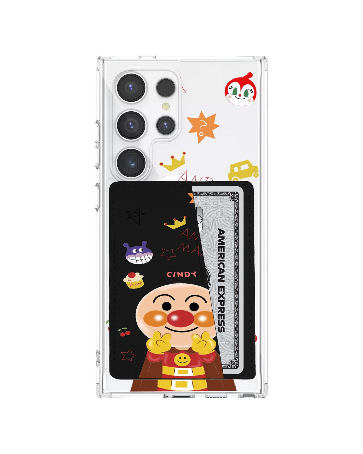 Android Leather Wallet Case - I'm Anpanman