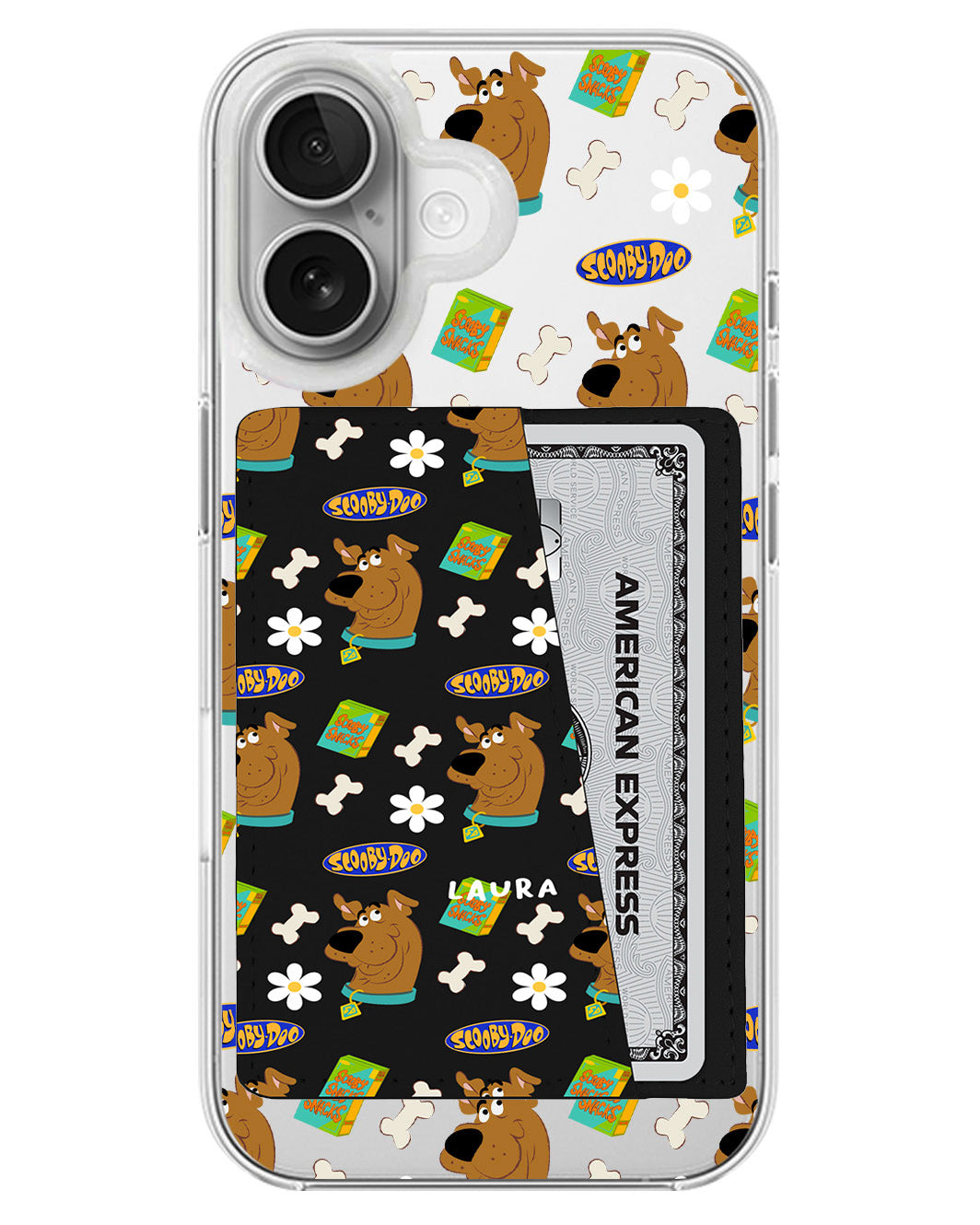 iPhone Leather Wallet Case - Scooby Doo