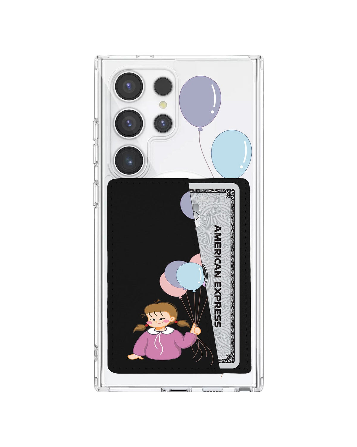 Android Leather Wallet Case - Lily