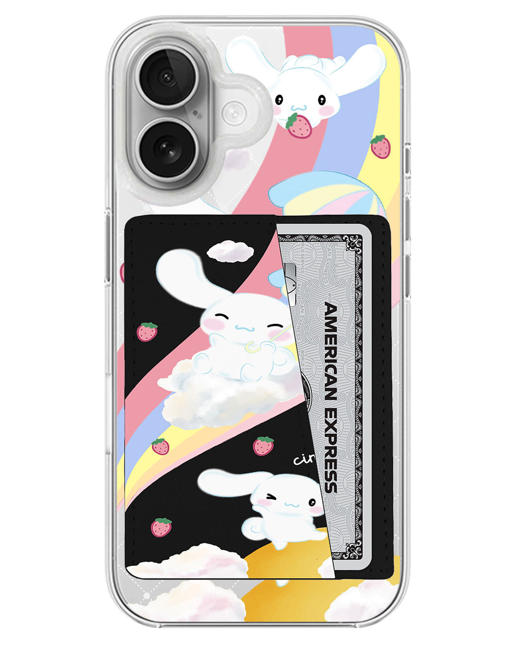 iPhone Leather Wallet Case - Cinnamoroll Play