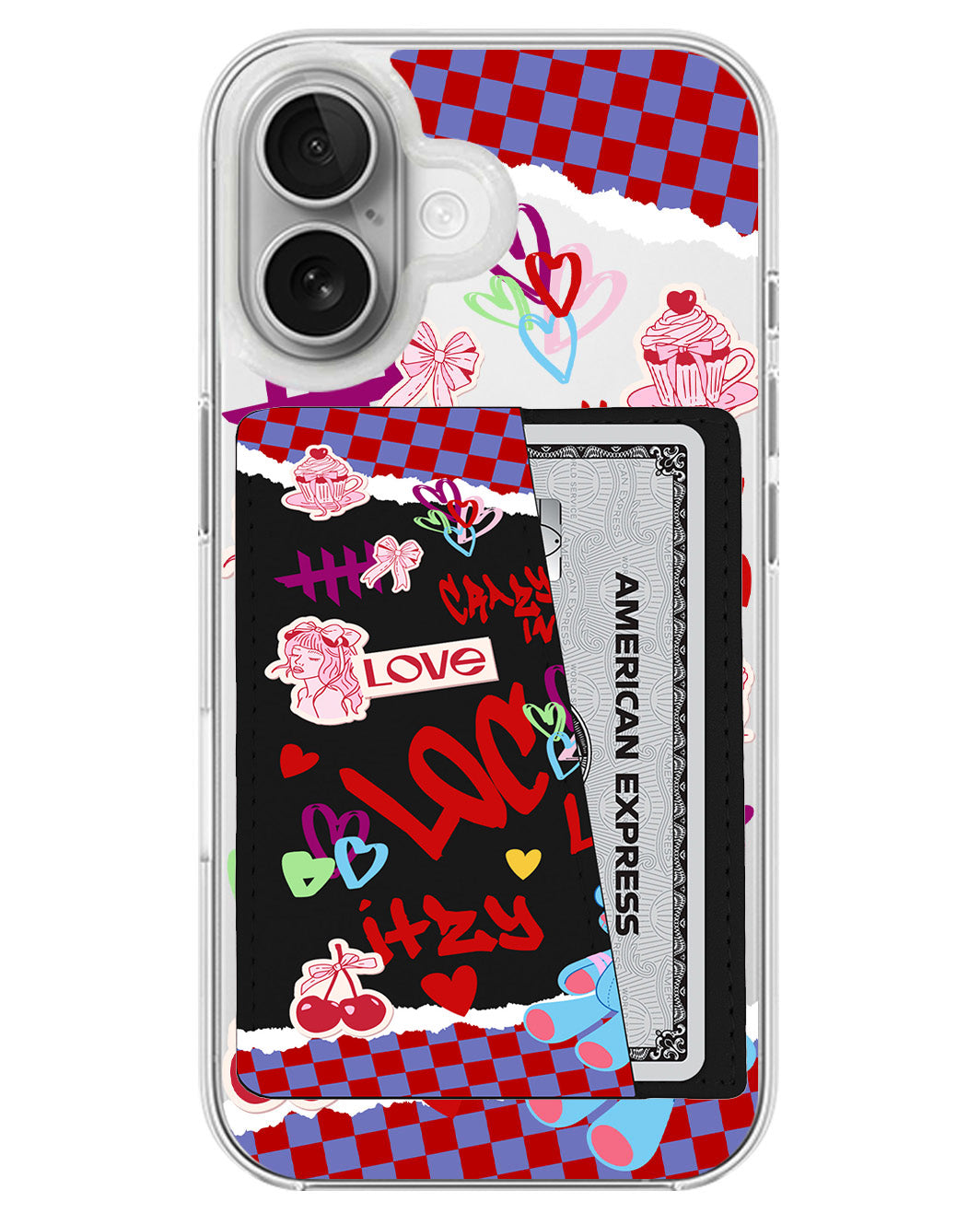 iPhone Leather Wallet Case - Itzy 1