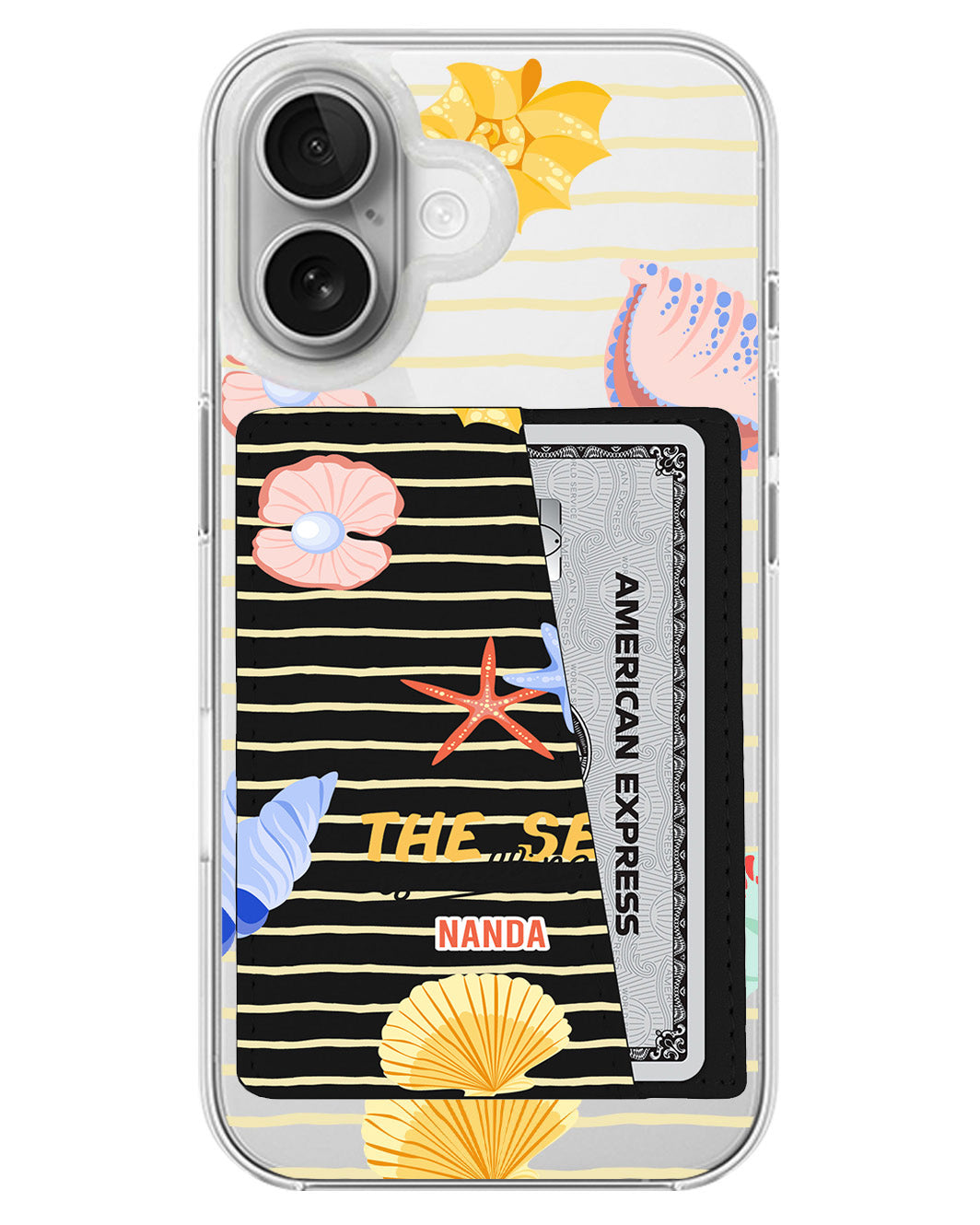 iPhone Leather Wallet Case - Sea Is Calling