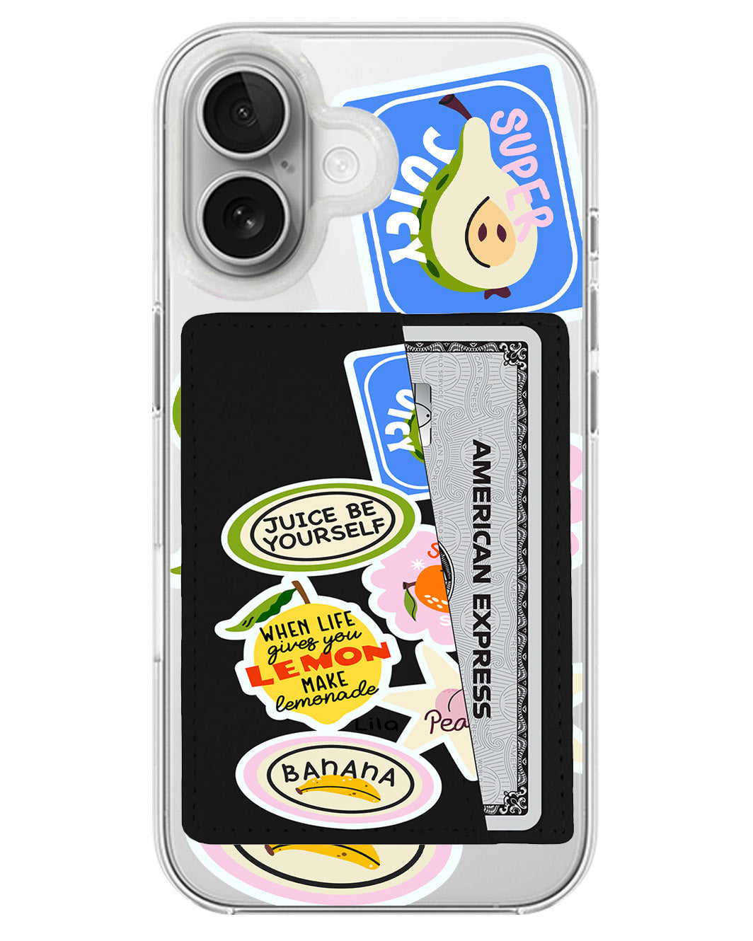 iPhone Leather Wallet Case - Juice Be Yourself