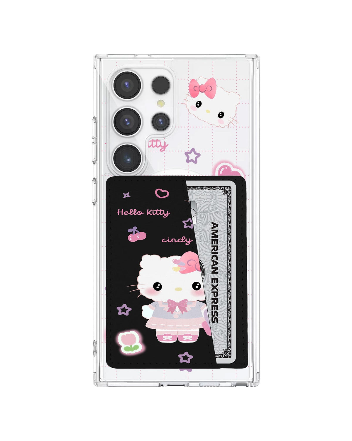 Android Leather Wallet Case - Kitty Fashion