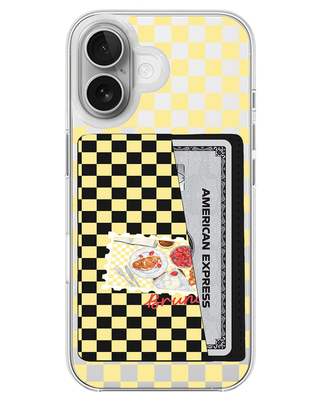 iPhone Leather Wallet Case - Brunch Date