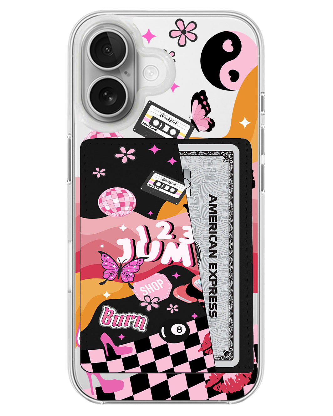 iPhone Leather Wallet Case - Blackpink 4