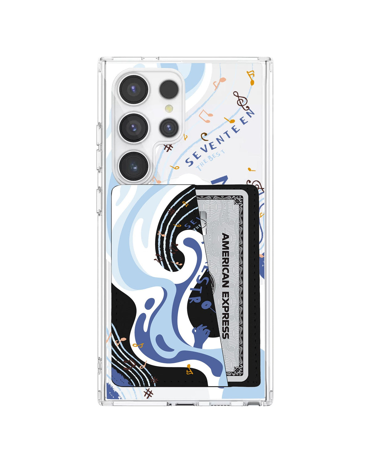 Android Leather Wallet Case - Seventeen 1