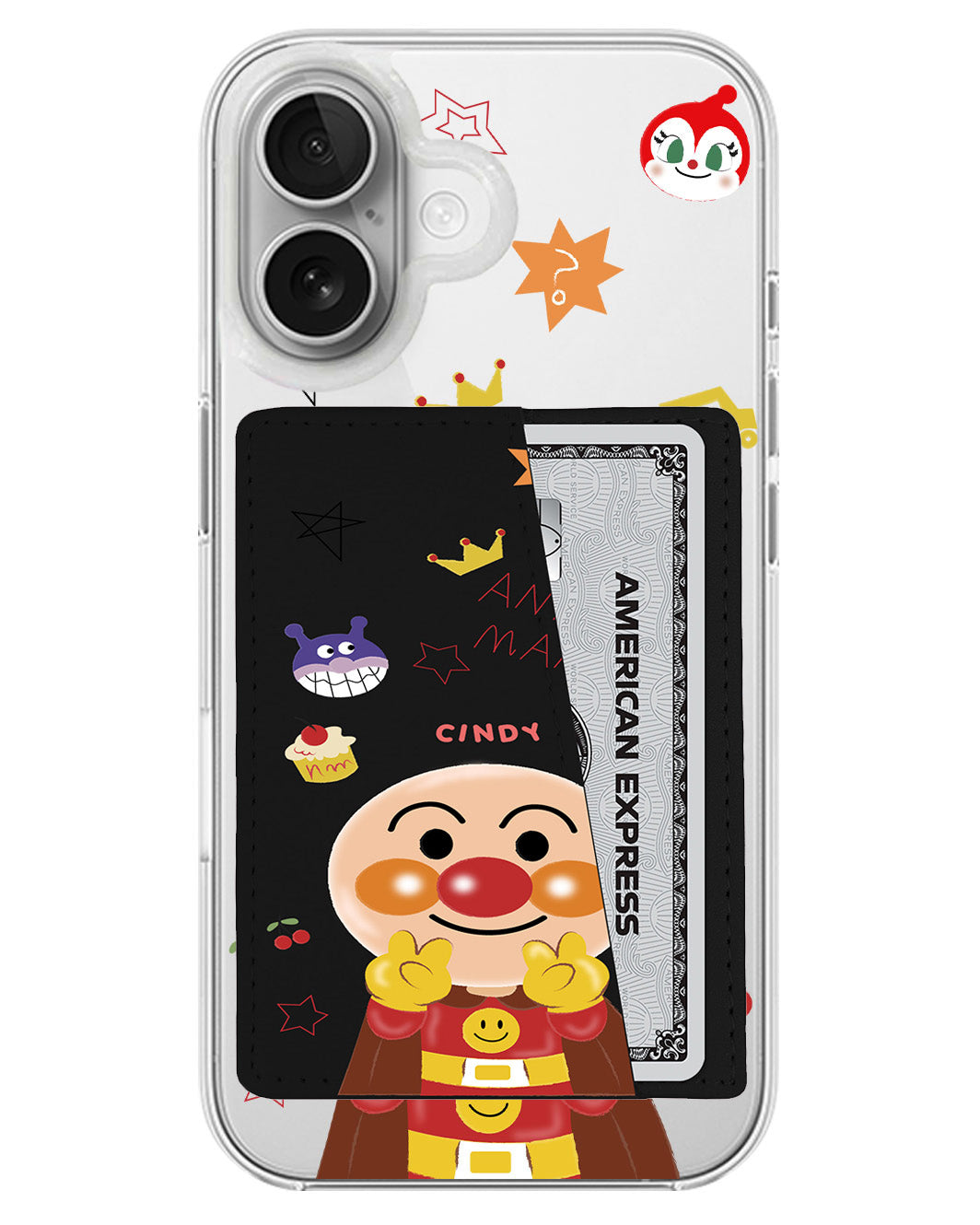 iPhone Leather Wallet Case - I'm Anpanman