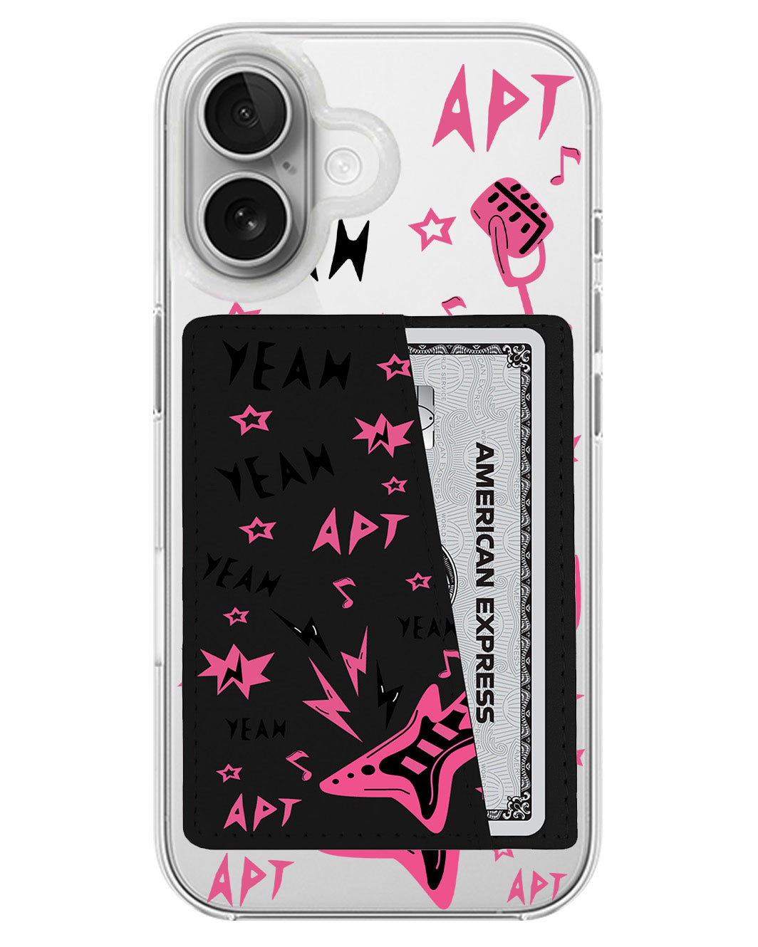 iPhone Leather Wallet Case - Rose Apt
