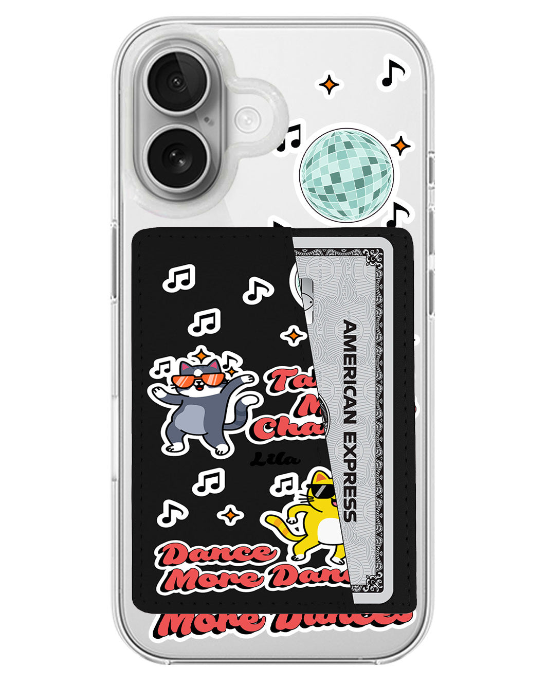 iPhone Leather Wallet Case - Dance Pawty