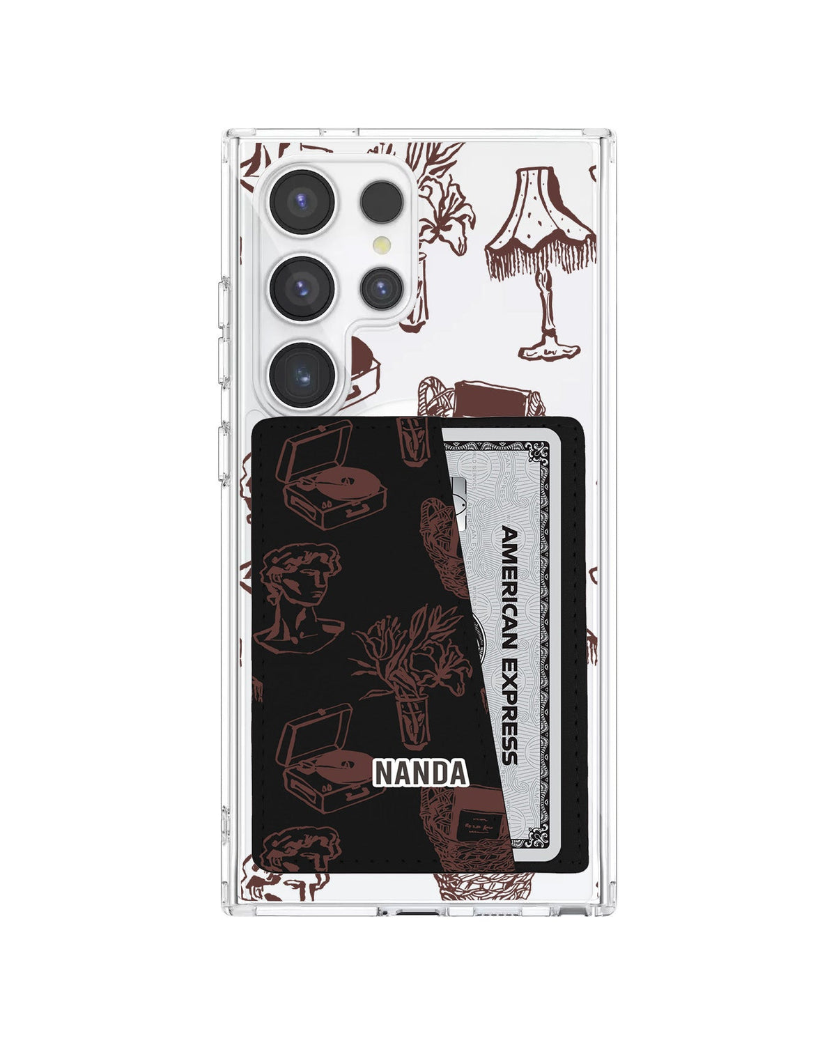Android Leather Wallet Case - Antique Corners