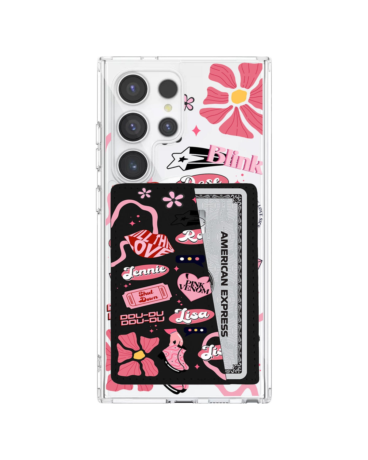 Android Leather Wallet Case - Blackpink 1