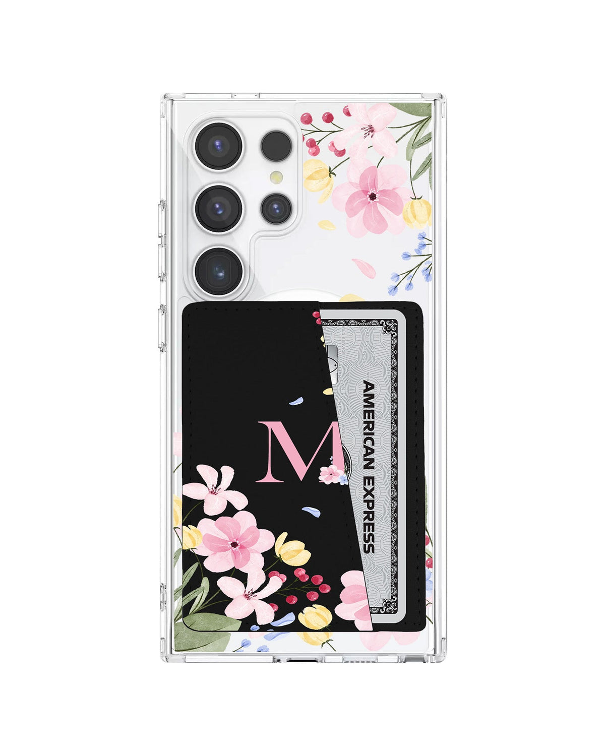 Android Leather Wallet Case - Flower Garden