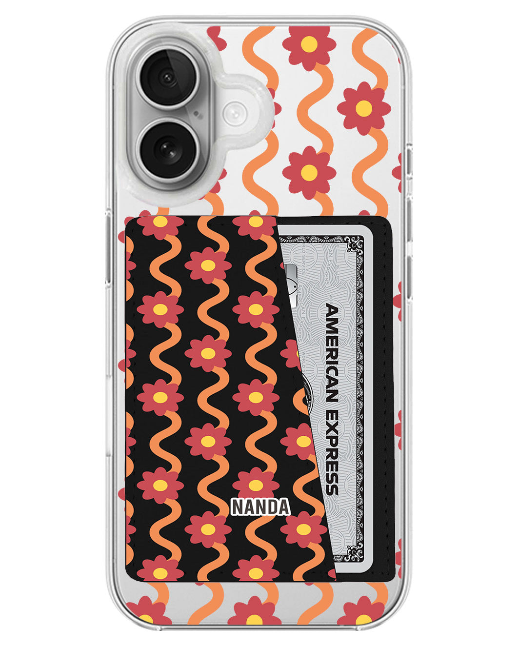 iPhone Leather Wallet Case - Marigold Melody