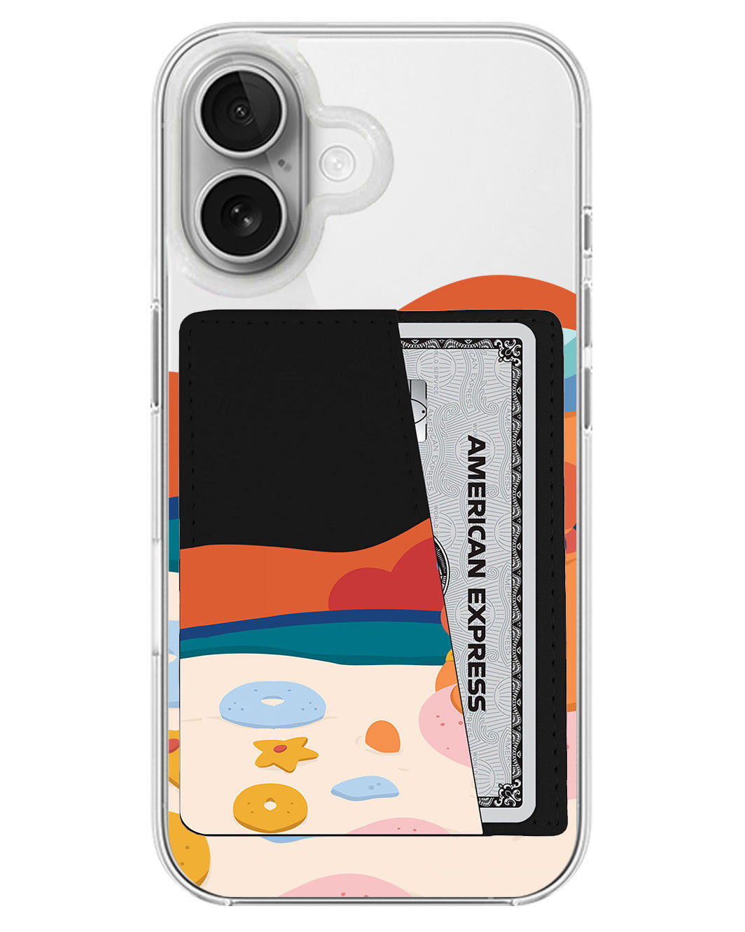 iPhone Leather Wallet Case - Beach Day Out