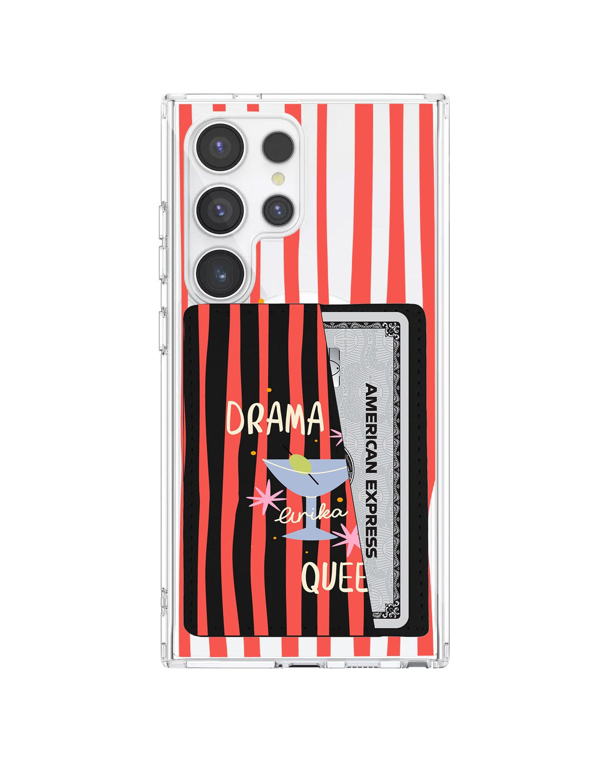 Android Leather Wallet Case - Drama Queen
