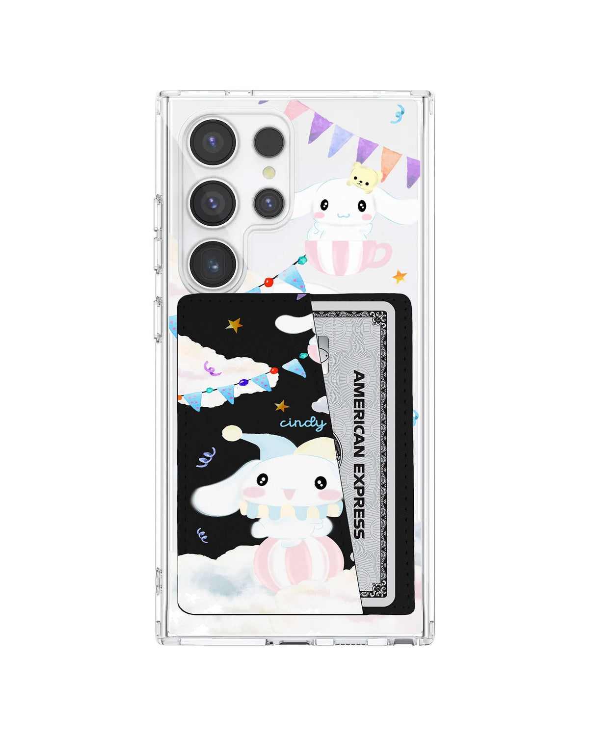 Android Leather Wallet Case - Cinnamoroll Circus