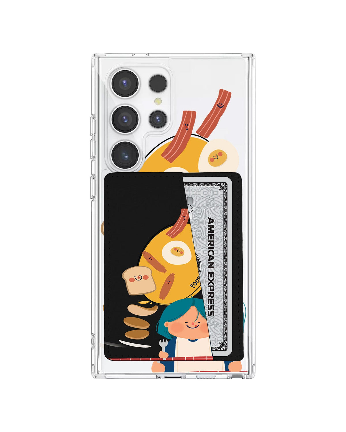 Android Leather Wallet Case - Food First