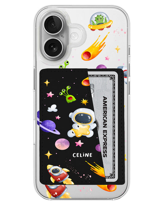 iPhone Leather Wallet Case - Spaceup