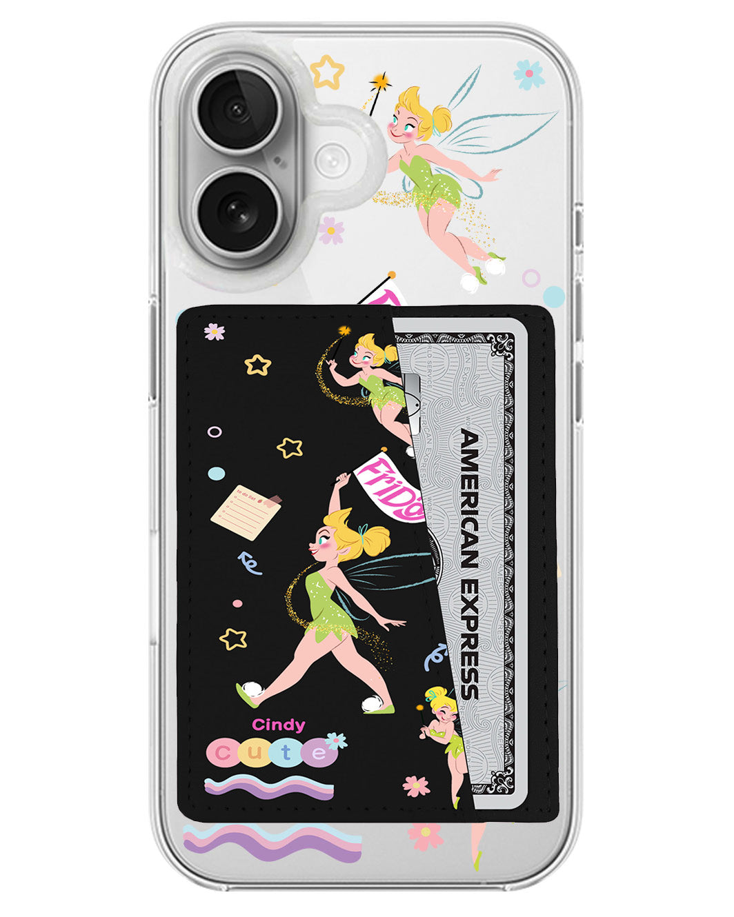 iPhone Leather Wallet Case - Cute Fairy