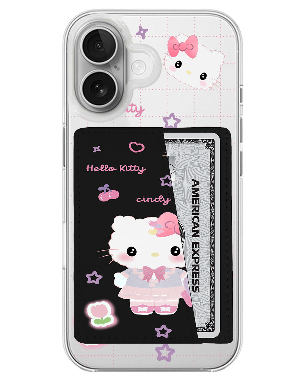 iPhone Leather Wallet Case - Kitty Fashion