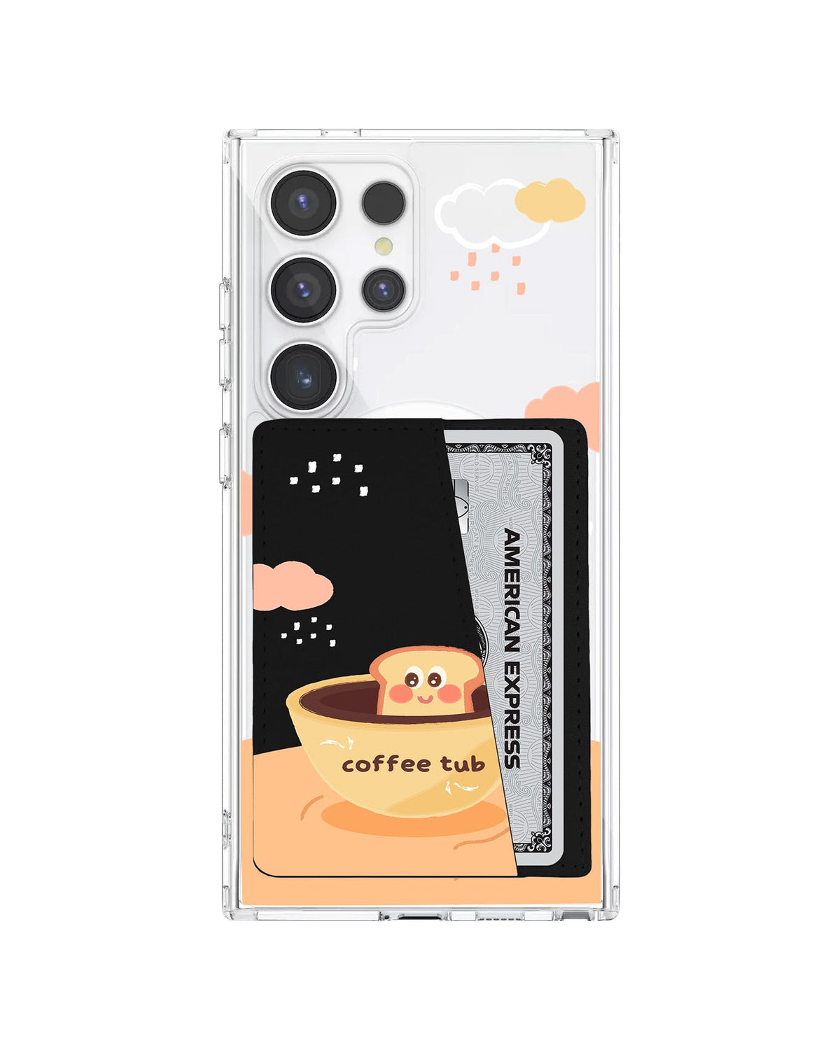 Android Leather Wallet Case - Coffee Date