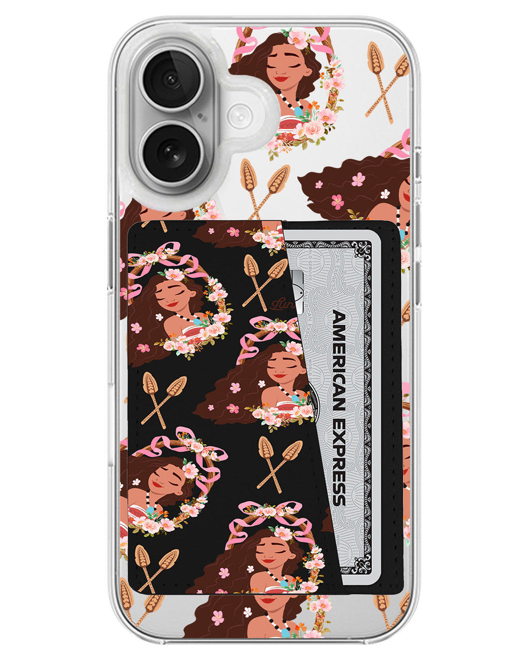 iPhone Leather Wallet Case - Moana
