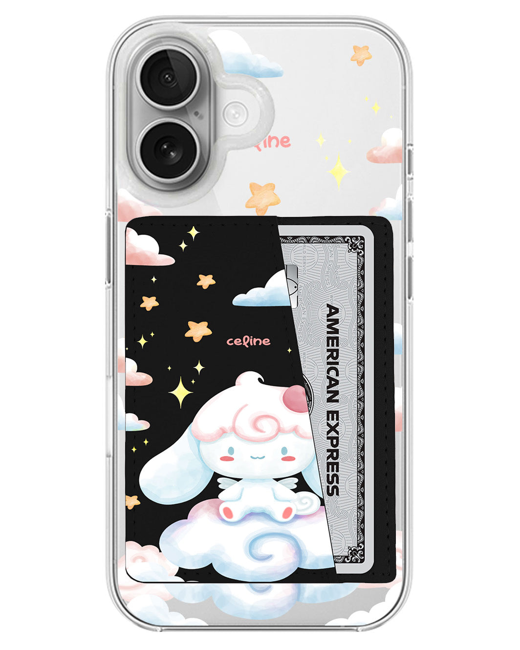 iPhone Leather Wallet Case - Cinnamoroll