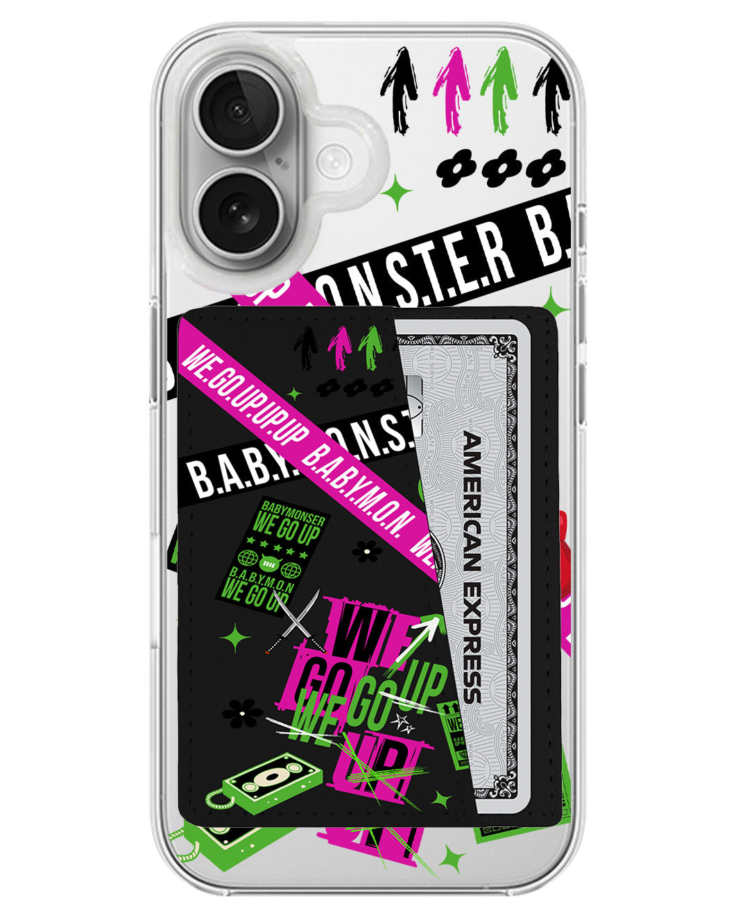iPhone Leather Wallet Case - Babymon 5