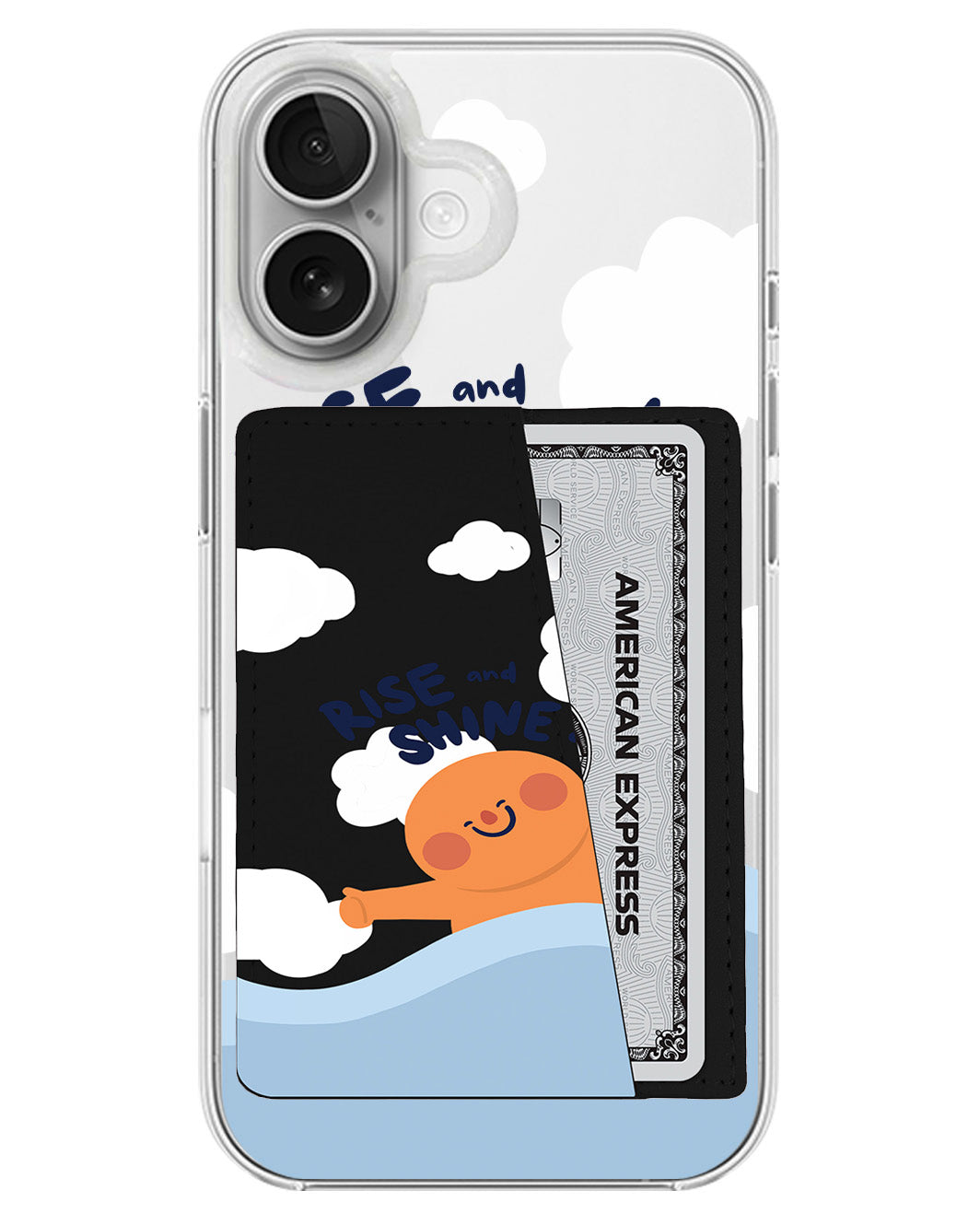 iPhone Leather Wallet Case - Rise And Shine