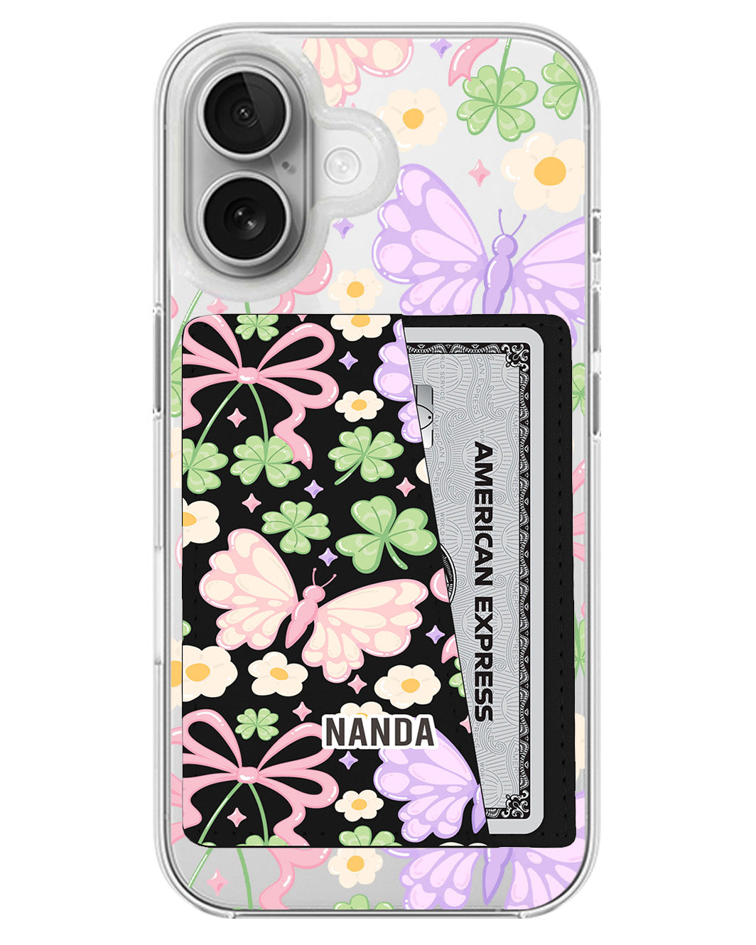 iPhone Leather Wallet Case - Spring Waltz