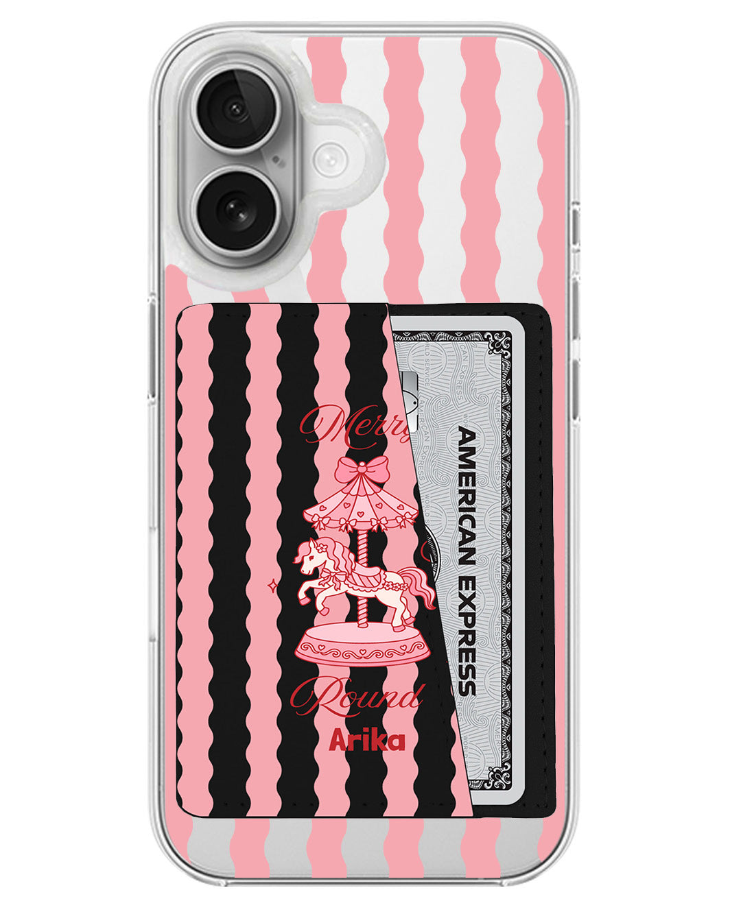iPhone Leather Wallet Case - Merry Go Round