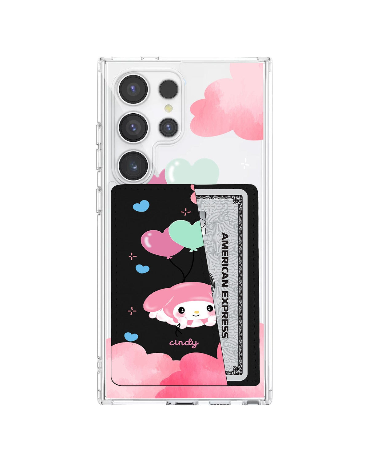 Android Leather Wallet Case - Balloon Melody