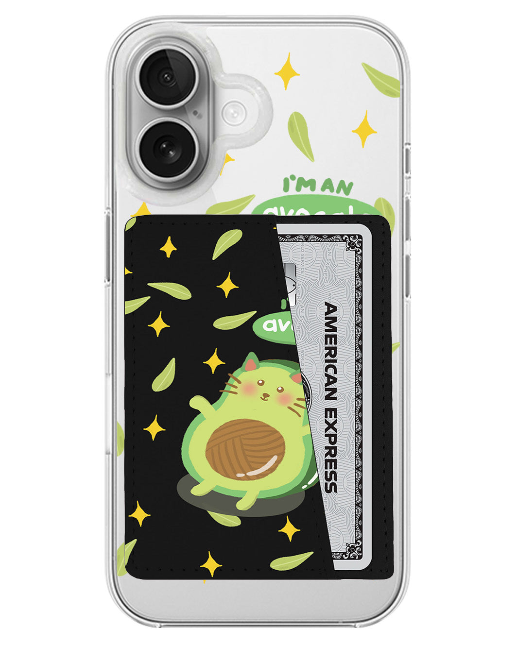 iPhone Leather Wallet Case - Avo