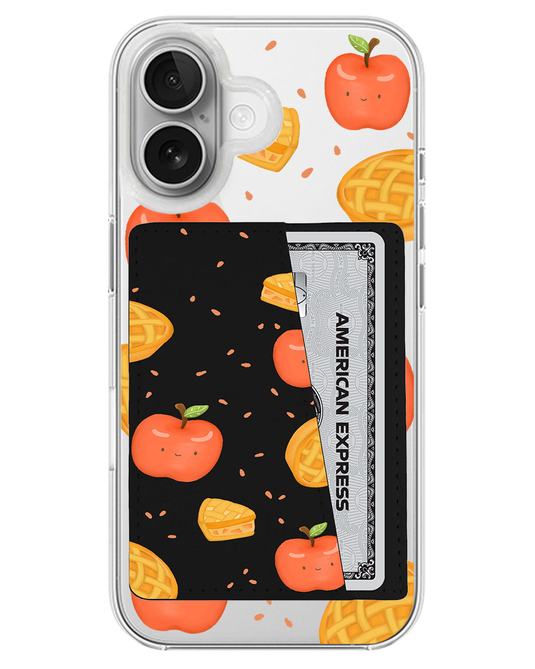 iPhone Leather Wallet Case - Apple Pie
