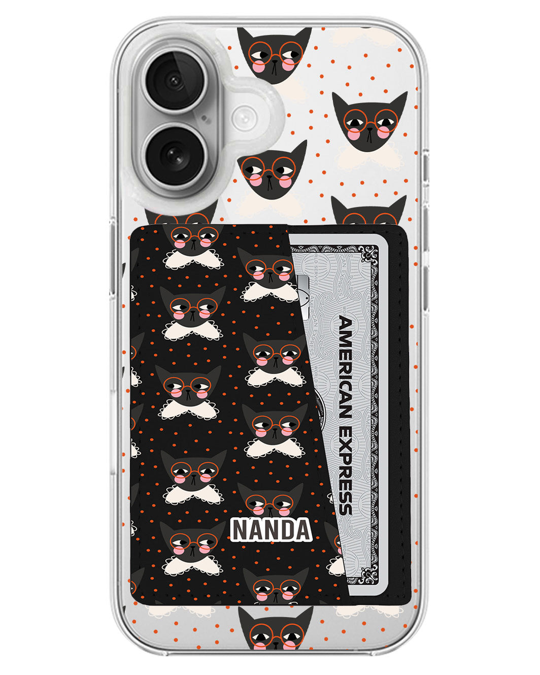 iPhone Leather Wallet Case - Little Friends