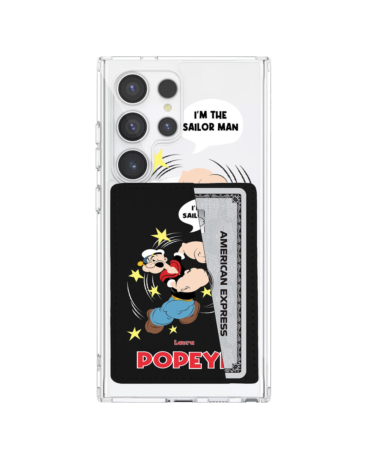 Android Leather Wallet Case - I'm The Sailor Man