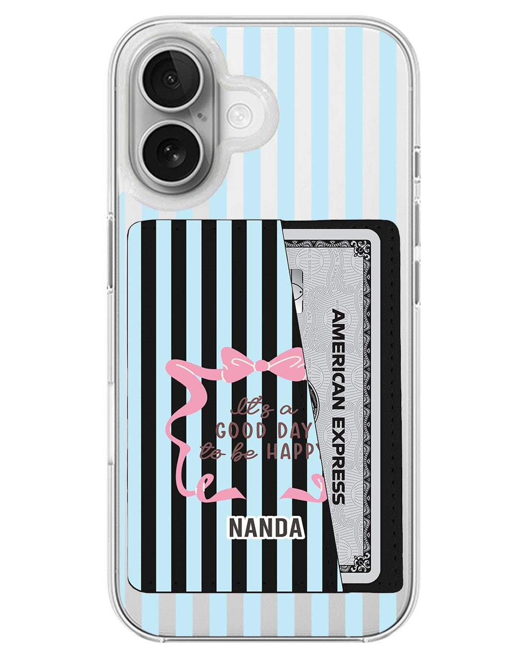 iPhone Leather Wallet Case - Good Day Energy
