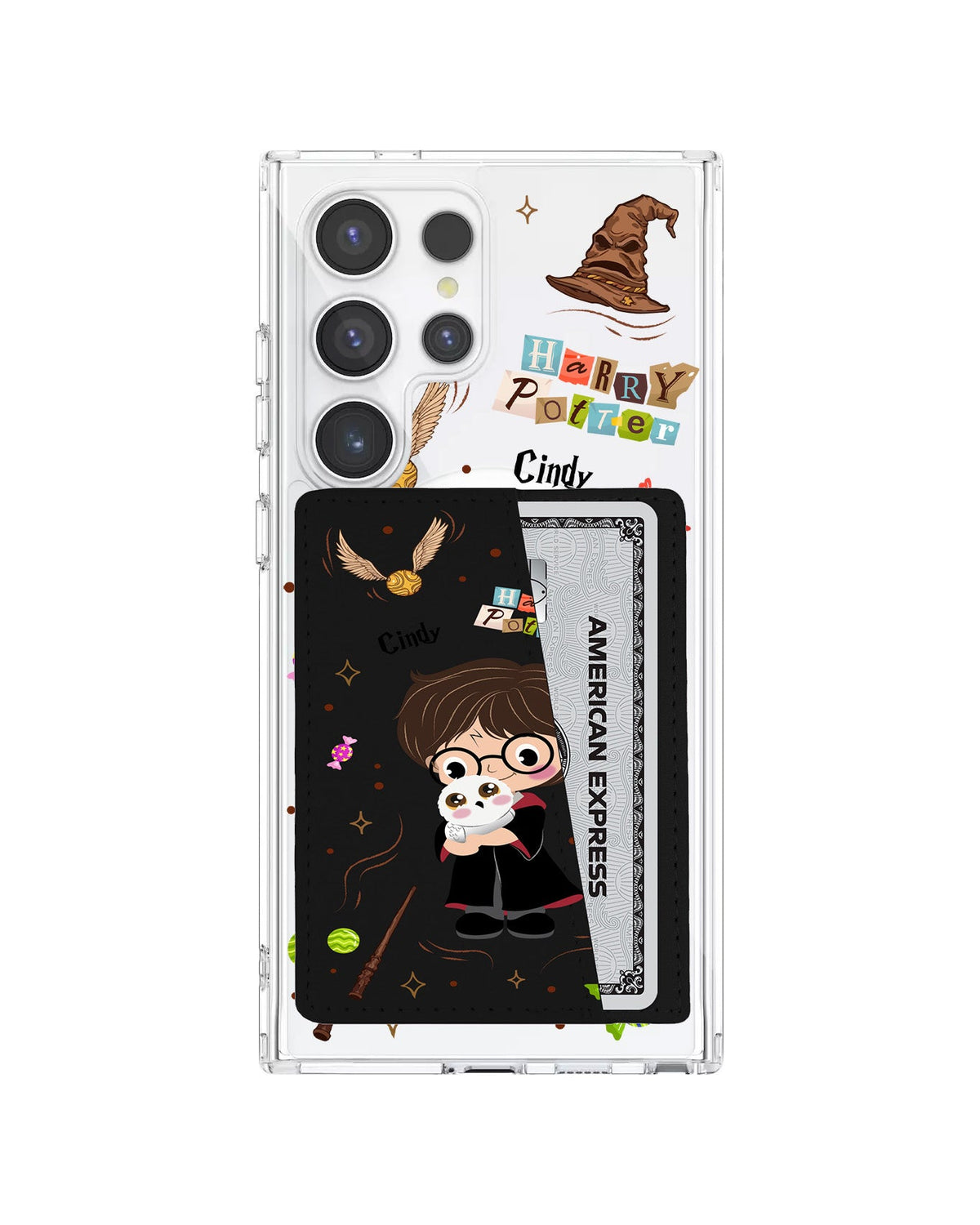 Android Leather Wallet Case - Harry & Hedwig