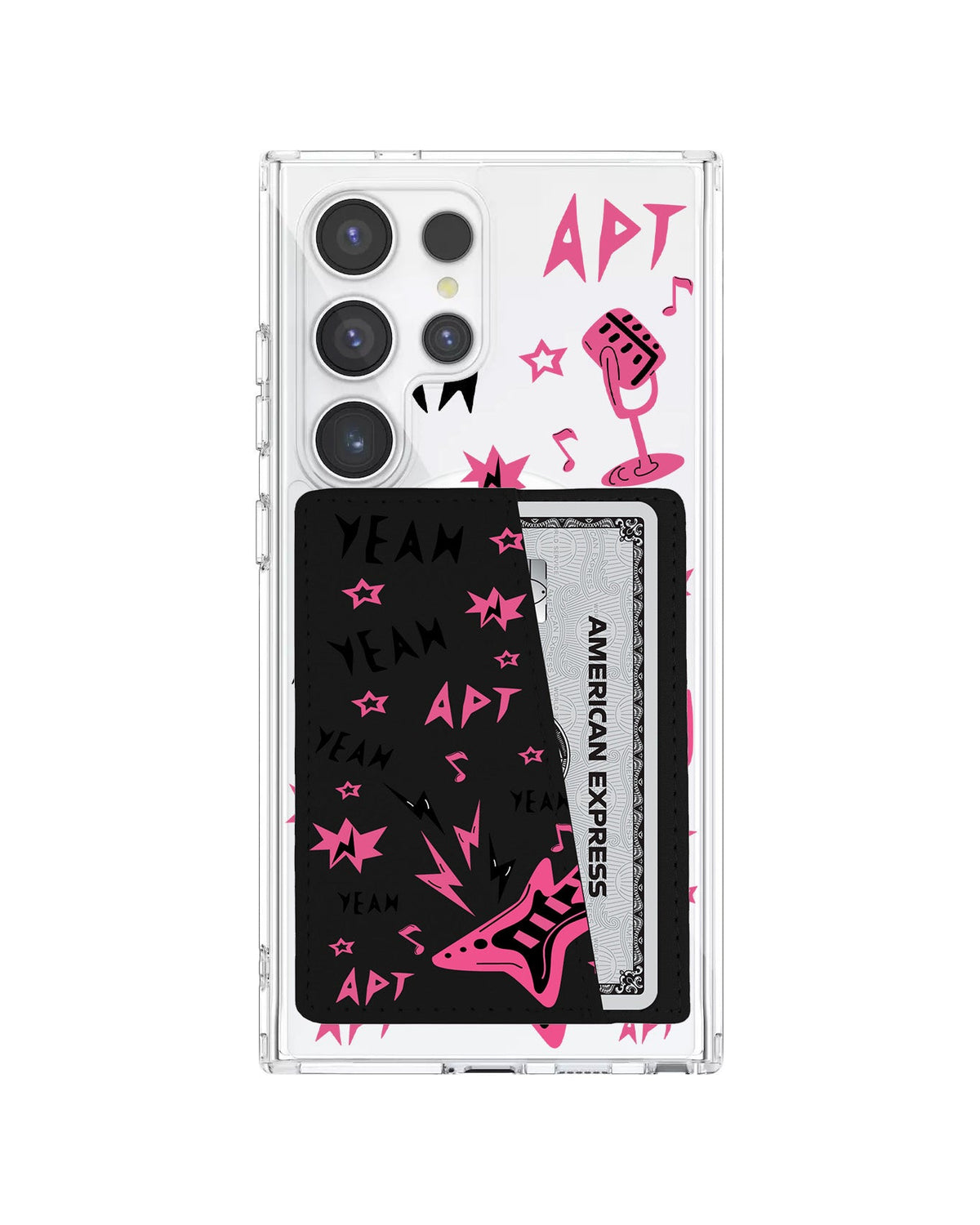 Android Leather Wallet Case - Rose Apt