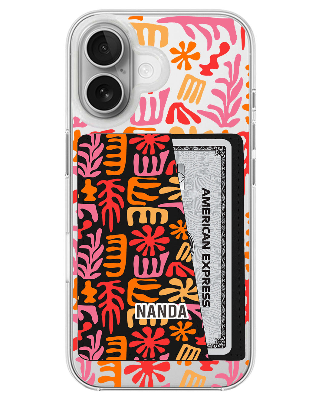 iPhone Leather Wallet Case - Floral Fiesta
